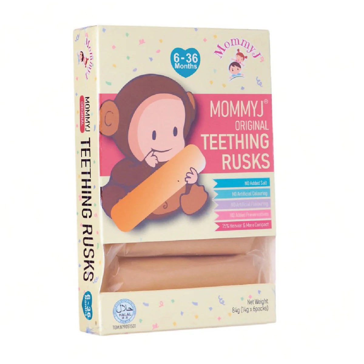 MommyJ Original Teething Rusks 6m+ (84g)