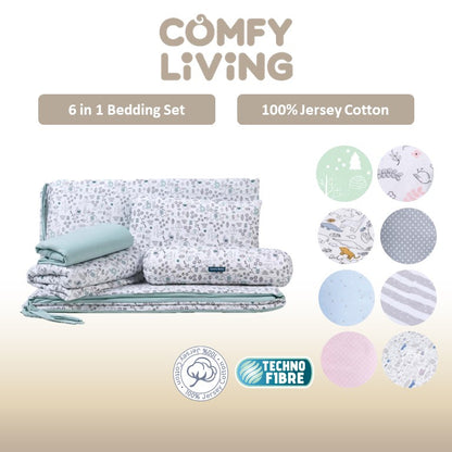 Comfy Living 6-In-1 Bedding Set