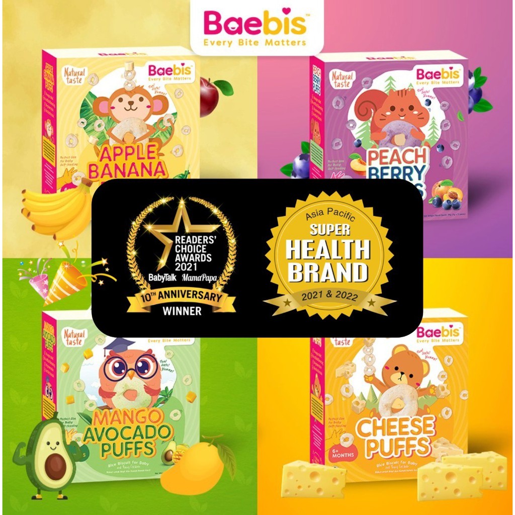 BAEBIS Rice Puffs (6m+) [HALAL]