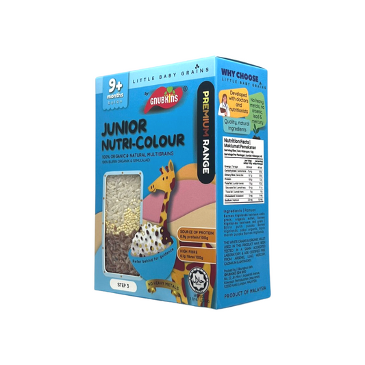 GNUBKINS 9months+ 520grams Premium Range Junior Nutri-Colour Baby Grains