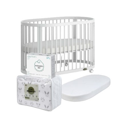 Comfy Baby Oasis Baby Cot White