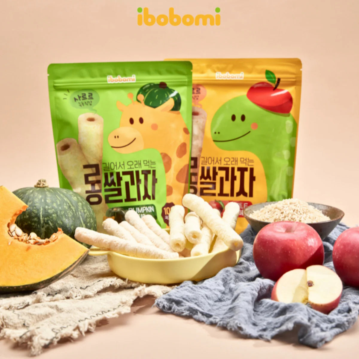 IBOBOMI - LONG RICE STICK 30G PUMPKIN