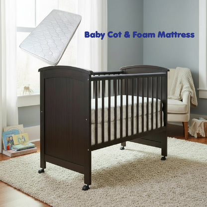 Seni Daya Isabella 4-in-1 Convertible Baby Cot Size (Suitable for Newborn till 6 Years Old)