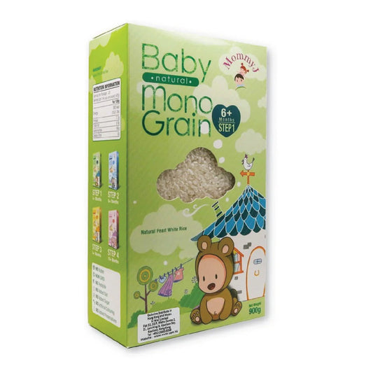 MommyJ Baby Organic Duo Grain & Multi Grain Rice Beras Bayi Organik [Start From 6m+ , 900g]