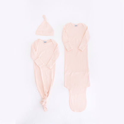 Jae Ko® Award Winning Organic Baby Wear Long Sleeves Knotted Gowns