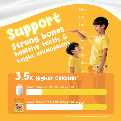 Hanya Freeze-Dried Milky Bites 3g X 15s | Nutritious & Delicious