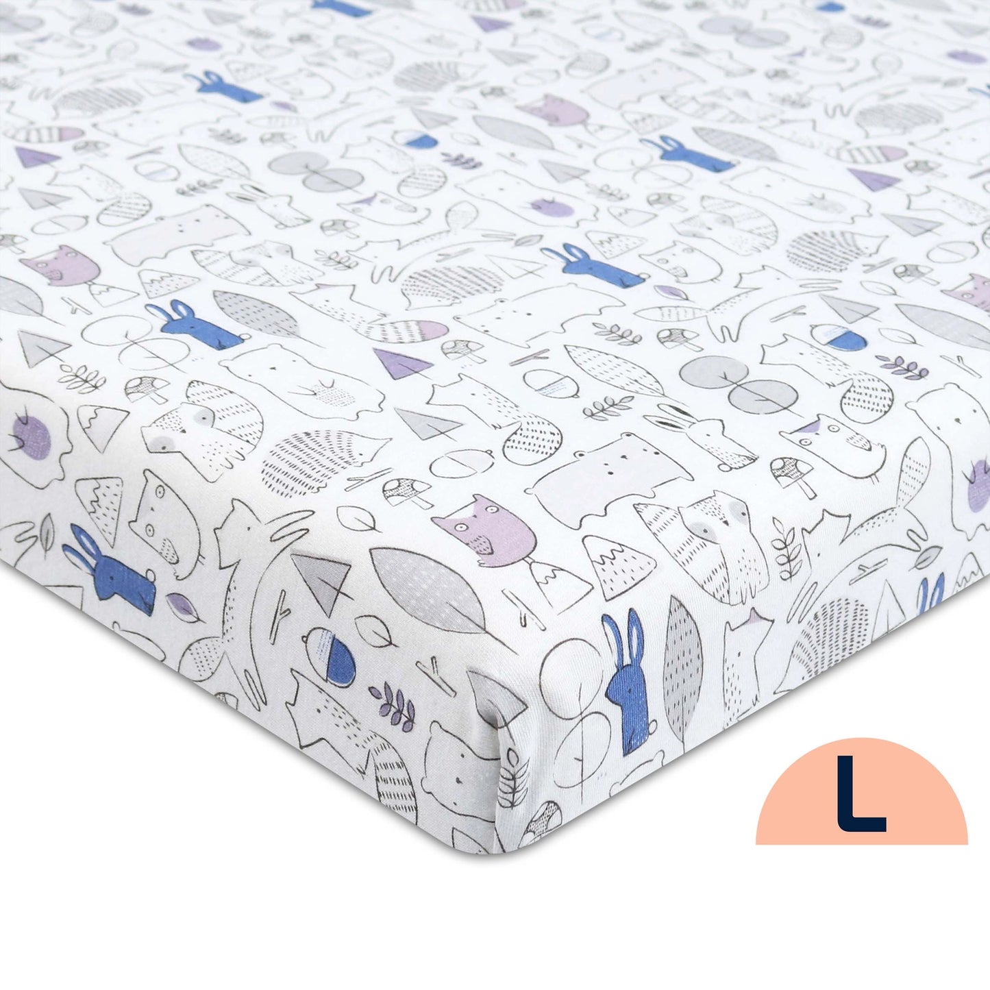Comfy Living Fitted Sheet Mattress Cover (70 x 130 x 10cm)