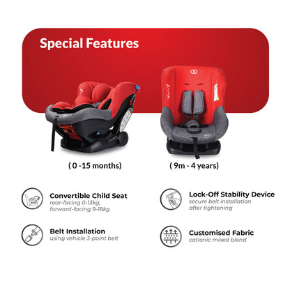 Koopers Pago Baby Car Seat | ECE R44/04 Approved