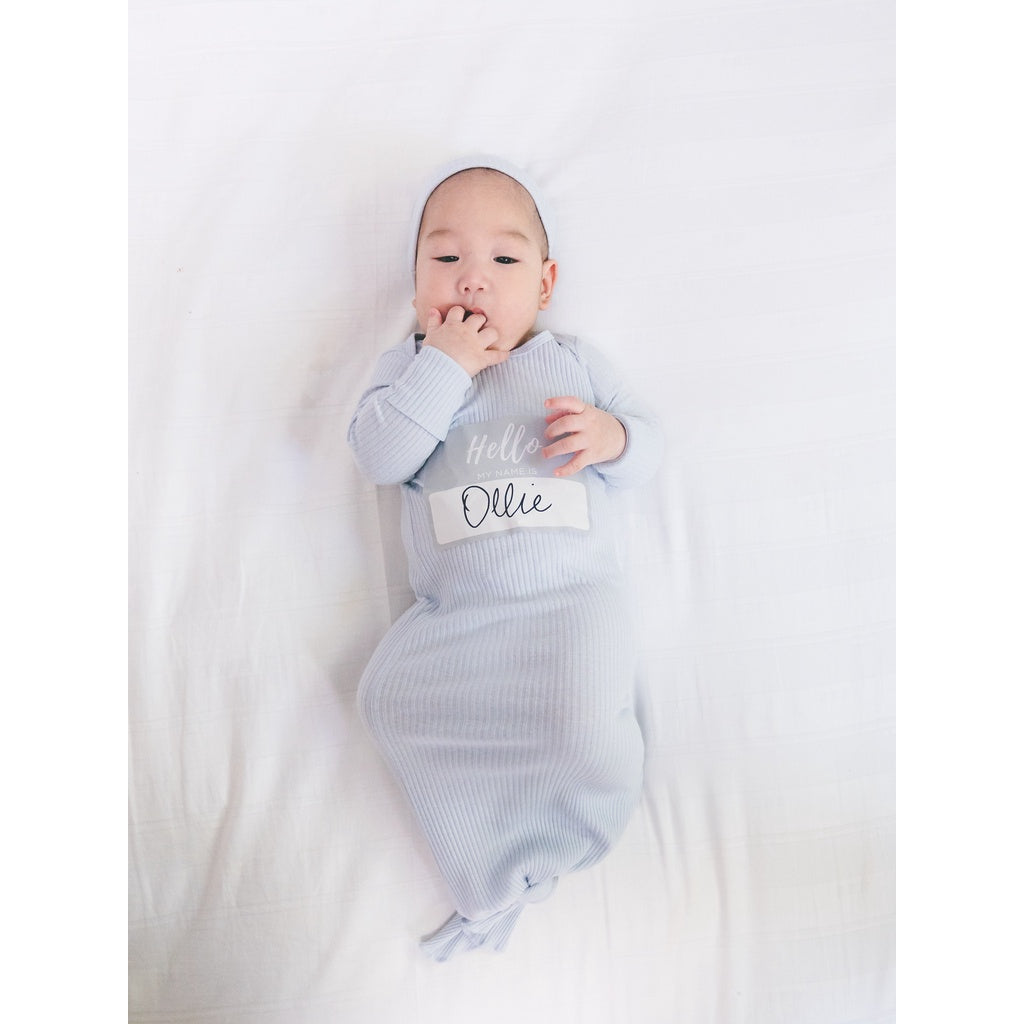 Jae Ko® Award Winning Organic Baby Wear Long Sleeves Knotted Gowns