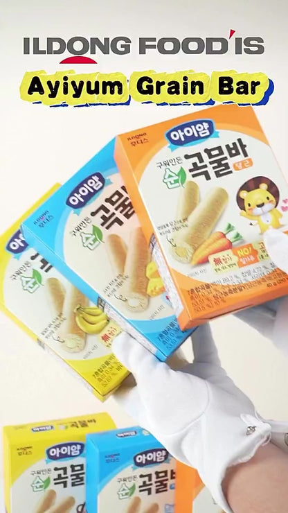 ILDONG Korea Ayiyum Grain Bar Kids Healthy Snack 40G