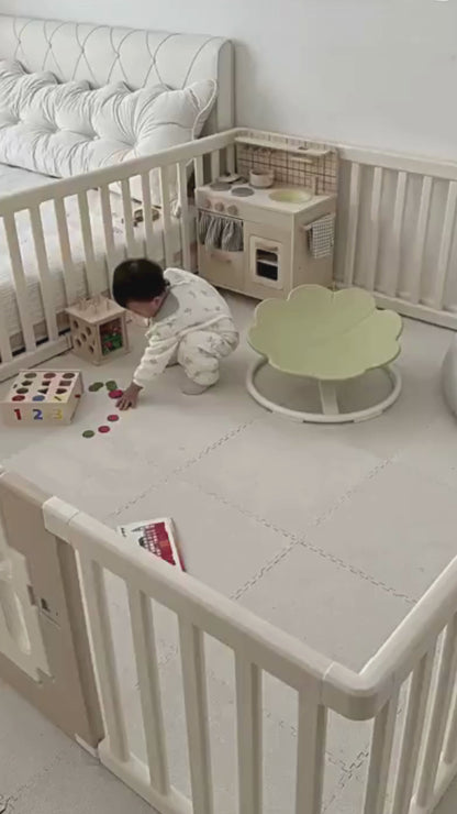 2 in 1 Convertible Baby Fence & Storage System