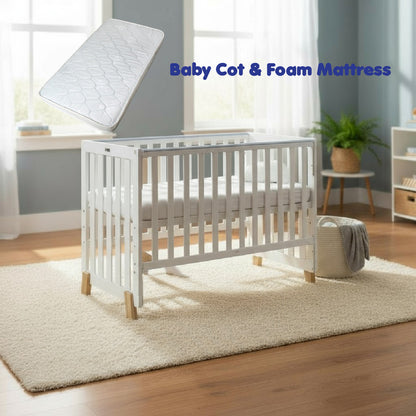 Wooden Baby Cot Reece 130cm x 70cm