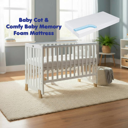 Wooden Baby Cot Reece 130cm x 70cm