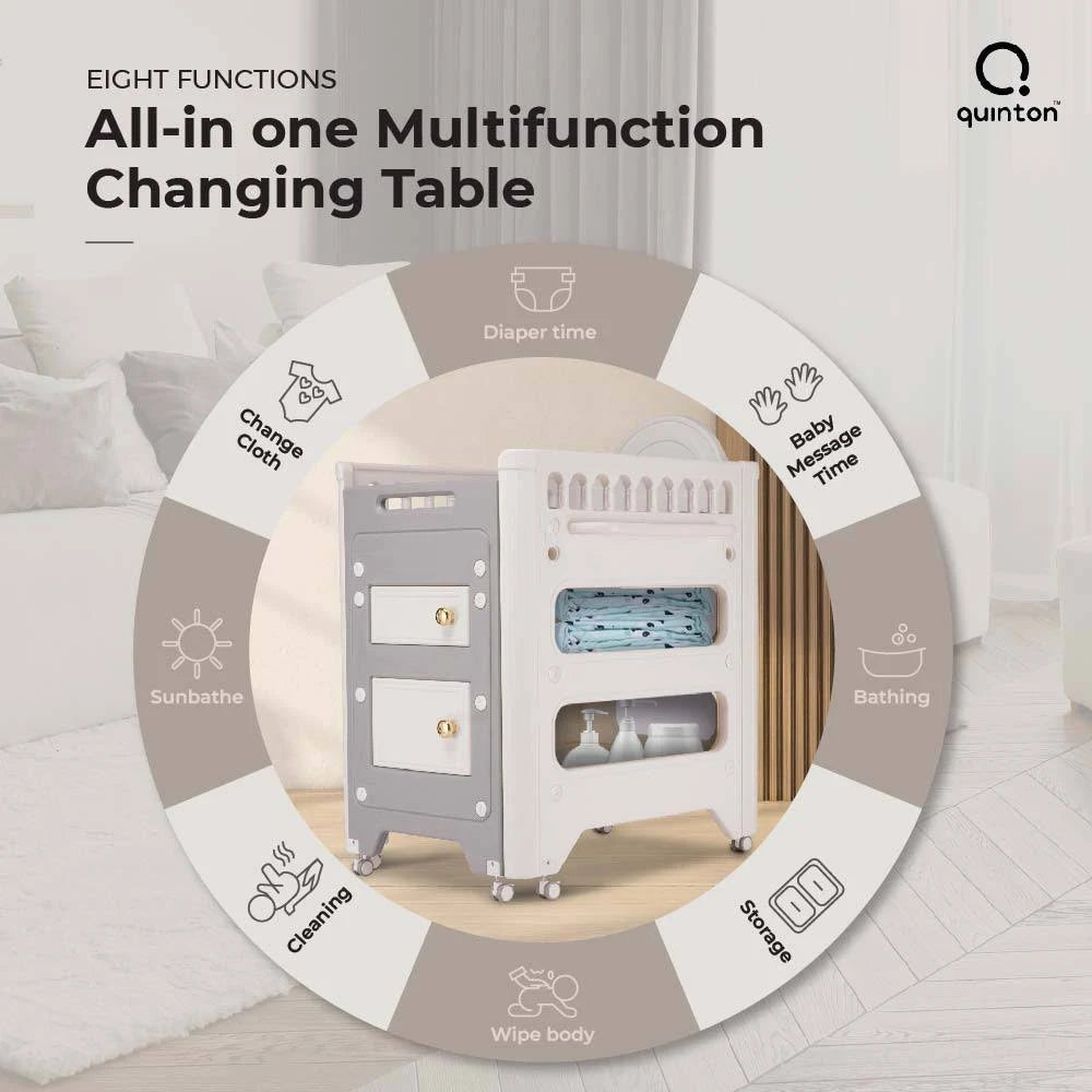 Quinton: Multifunction Changing Table (White)