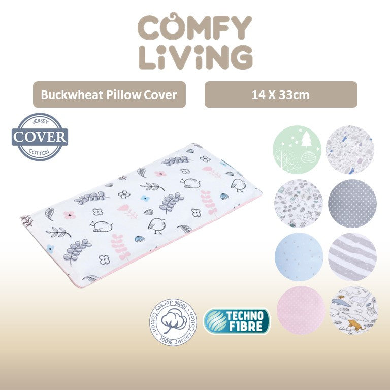 Comfy Living Buckwheat Pillow Cover