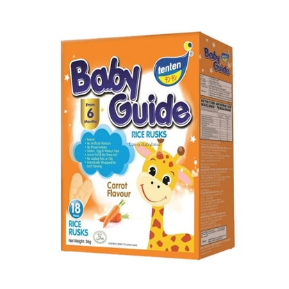 Ten Ten BABY GUIDE – RICE RUSK | RICE CRACKER (18 pieces) 36g 6months+