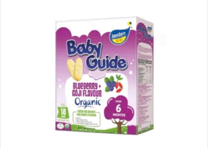 TenTen Baby Guide Organic 36g (Blueberry+Carrot / Blueberry+Goji / Sweet Potato+Carrot)