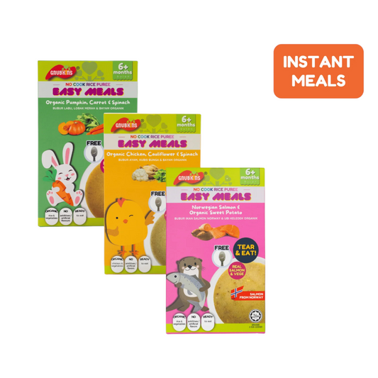 Gnubkins Ready to Eat Porridge (6m+) Free Spoon Quick & Easy Meals