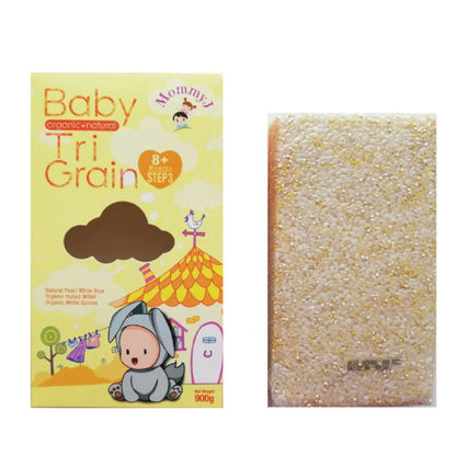 MommyJ Baby Organic Duo Grain & Multi Grain Rice Beras Bayi Organik [Start From 6m+ , 900g]