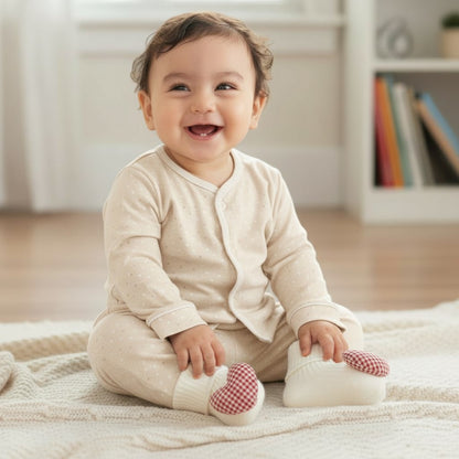 BBIBEE Anti Slip 3D Newborn Sock Suitable for 0-12 Months