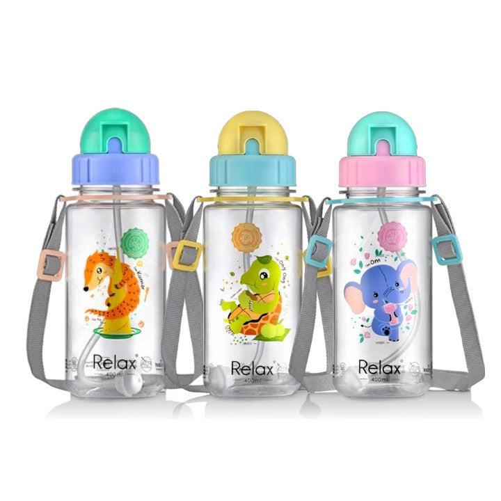 RELAX Tritan Botol Air Kanak-kanak Kids Water Bottle - (400ml)
