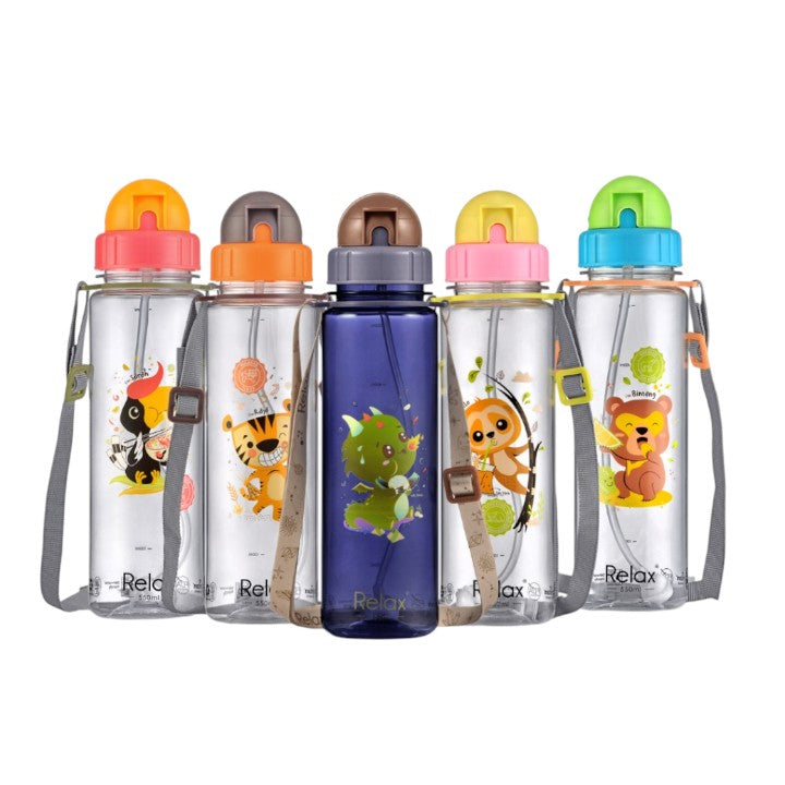 RELAX Tritan Botol Air Kanak-kanak Kids Water Bottle - D7655 Series (550ml)