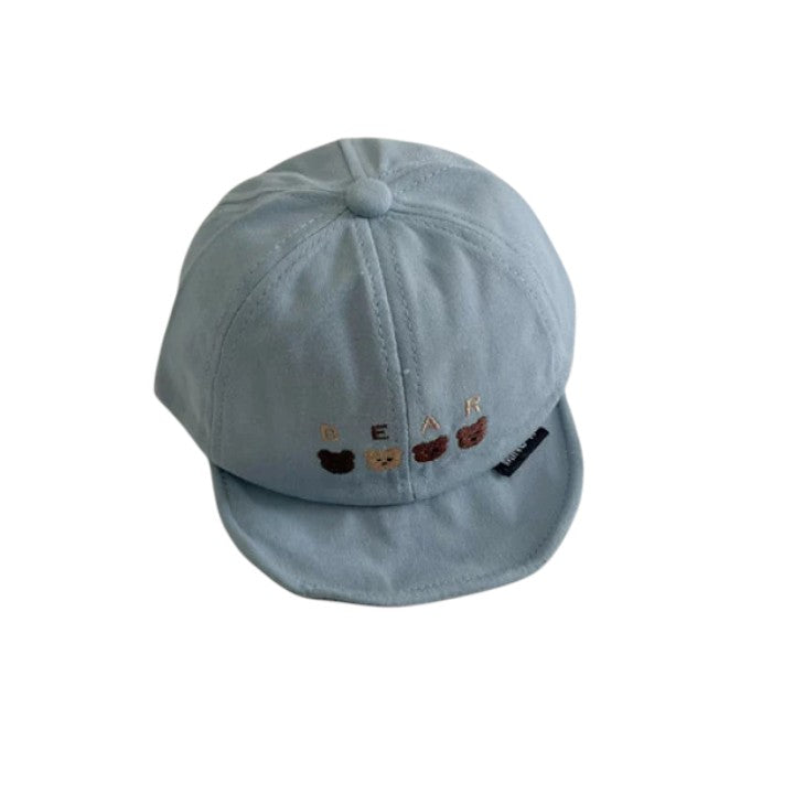Baby & Toddler “Bear” Embroidered Cotton Cap