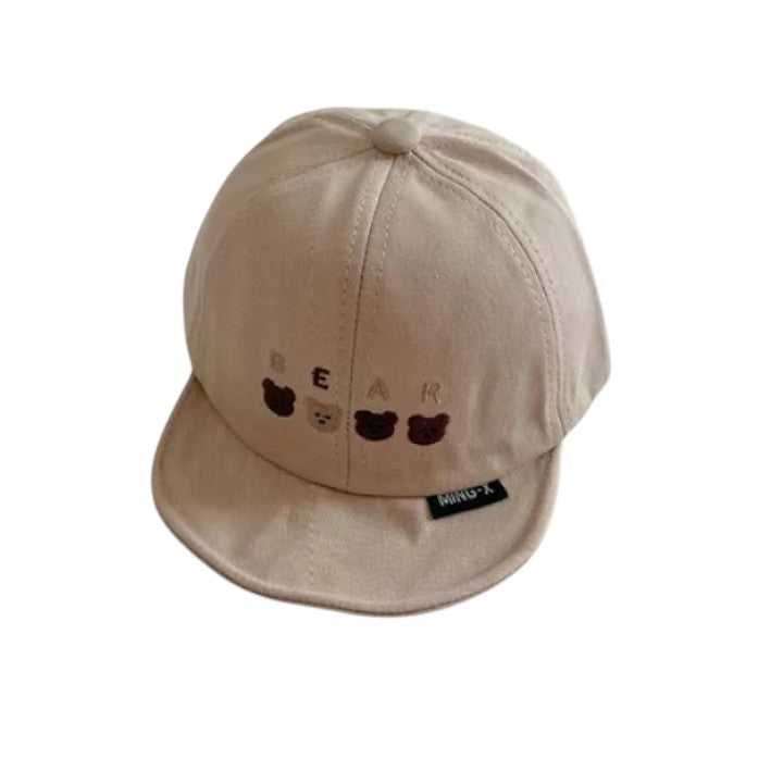 Baby & Toddler “Bear” Embroidered Cotton Cap