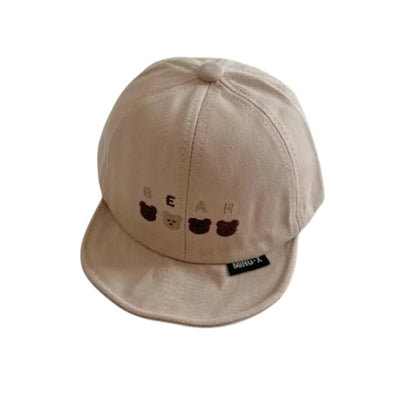 Baby & Toddler “Bear” Embroidered Cotton Cap